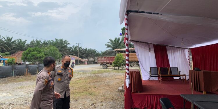 Guna pastikan Kenyamanan Pemudik, Kapolres Tanjab Barat Tinjau Kesiapan Pos Operasi Ketupat 