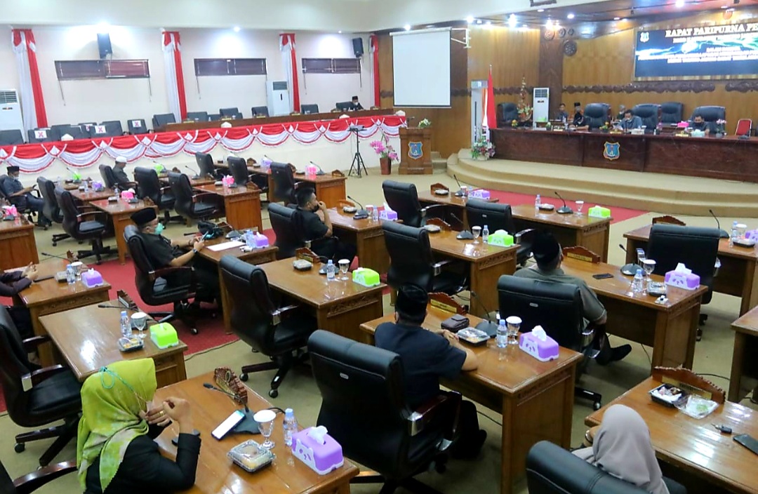 DPRD Tanjab Barat Gelar Rapat Paripurna Pertama Penyampaian LKPJ Bupati Tahun Anggaran 2021