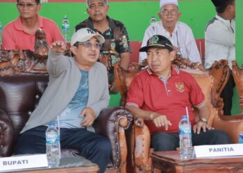 Bupati Tanjab Barat Buka Turnamen Sepak Bola Hamdani Cup Ke-VI di Batang Asam 