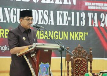 Bupati Tanjabbar Buka Secara Resmi TMMD Ke-113 Kecamatan Muara Papalik