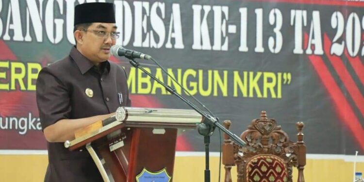 Bupati Tanjabbar Buka Secara Resmi TMMD Ke-113 Kecamatan Muara Papalik