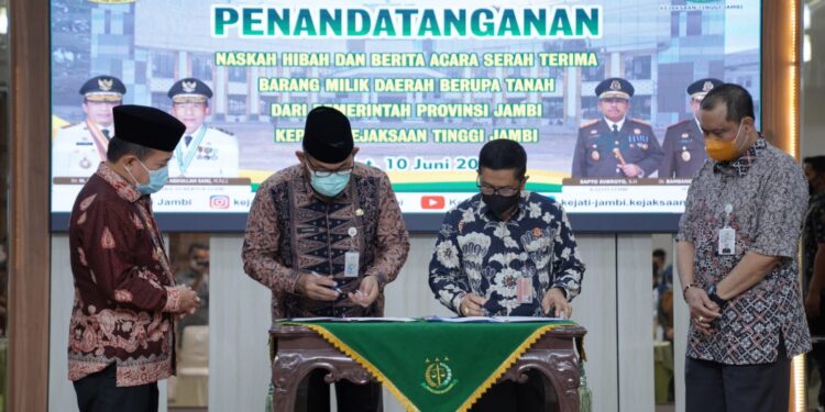AL HARIS: HIBAH TANAH WUJUD DUKUNGAN PEMPROV PADA KEJAKSAAN