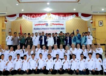 Bupati Tanjabbar Kukuhkan Pengurus Karang Taruna Masa Bakti 2022- 2027