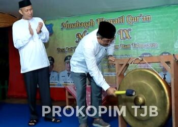 Secara Resmi Bupati Tanjab Barat Buka  MTQ Tingkat Desa Jati Emas