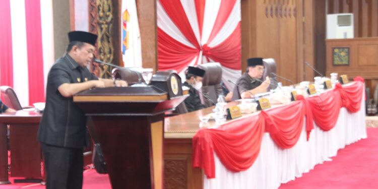 AL HARIS APRESIASI PANDANGAN UMUM FRAKSI UNTUK TINGKATKAN KINERJA