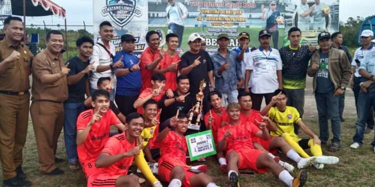 Tim Pematang Lumut Juara Turnament Sepak Bola Pematang Lumut Cup 2022,