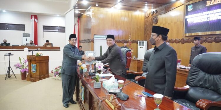 DPRD Tanjabbar Gelar Paripurna Pembahasan KUA dan Rancangan PPAS TA 2023