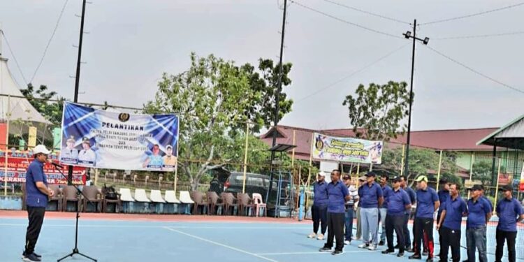 Bupati Tanjabbar Hadiri Pelantikan Ketua Umum dan Pengurus Pelti
