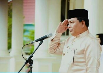 Upacara HUT PGRI ke-77 dan HGN Tahun 2022, Wabup Bacakan Sambutan Mendikbudristek