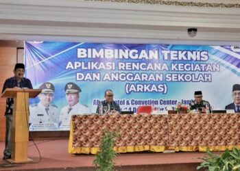 Bupati Anwar Sadat Hadiri Kegiatan Bimtek ARKAS 2023