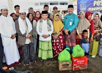 Didampingi Bupati Tanjabbar, Gubernur Jambi Tinjau Lokasi Kebakaran Ampera