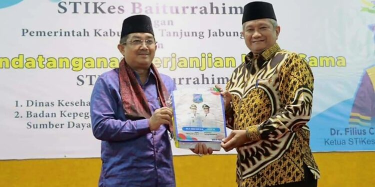 Pemkab Tanjabbar Jalin Kerjasama Dengan STIKBA Jambi