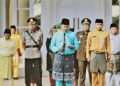 Wabup Tanjabbar Bacakan Amanat Gubernur Saat Jadi Irup Peringatan HUT Provinsi Jambi Ke-66 
