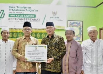 Tasyakuran Peringatan Hari Jadi Baznas ke-22, Wabup Ucapkan Apresiasi dan Terimakasih 