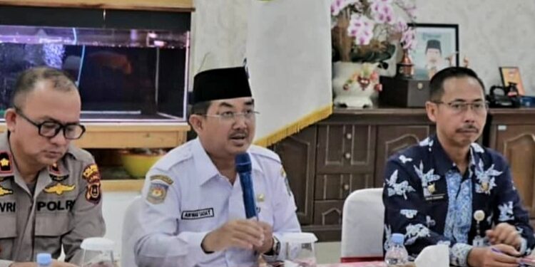 Bupati Anwar Sadat Ikuti Rakor Inspektur Daerah Se-Indonesia Secara Virtual