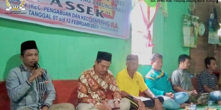 H. Assek : Reses Selain Tampung Aspirasi Masyarakat Akan Lihat Hasil Pekerjaan APBD 2022