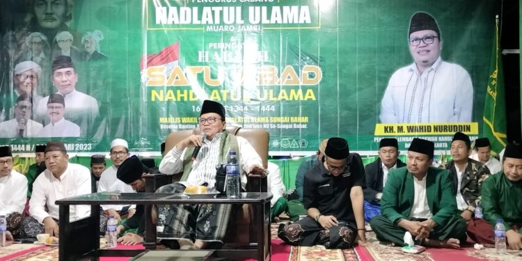 M Indrawan Husairi : Lailatul Ijtima Merupakan Ruang Konsolidasi Nahdliyyin dan Pesantren 