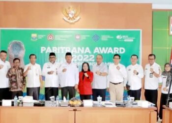 Wabup Hairan Ikuti Wawancara Penilaian Penghargaan Paritrana Award Tingkat Provinsi Jambi Tahun 2022