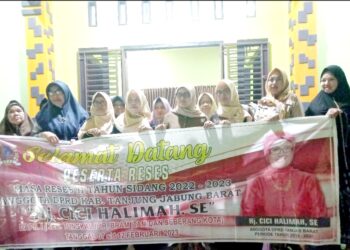 Agamis, Cici Halimah Gelar Reses dan Isra Miraj