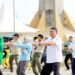 Hairan Ikuti Gerakan Aksi Bergizi dan Senam Sehat di Alun-Alun Kualatungkal 