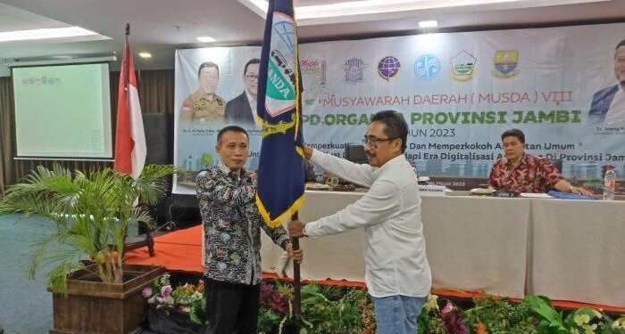 Madian Saswadi Kembali Nahkodai Organda Jambi Periode 2023-2028
