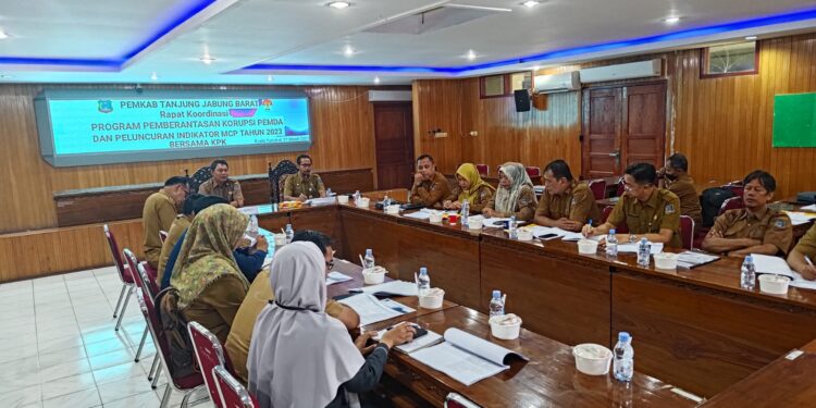 Wabup Hairan Hadiri Rakor Bersama KPK dan Peluncuran MCP