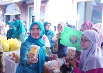 TP PKK Gelar Pasar Murah, Hesti Haris Berharap Bantu Melayani Masyarakat