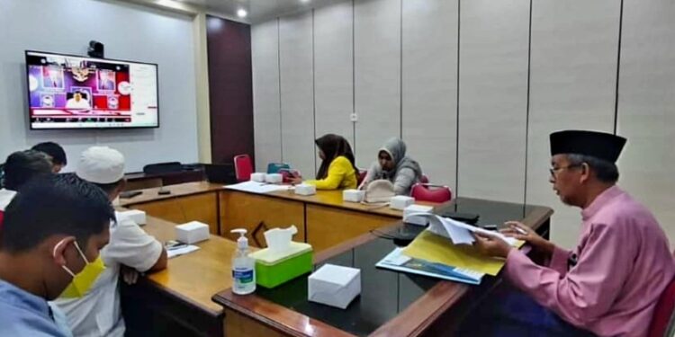 Sekda Agus Sanusi Ikuti Kegiatan FPK Secara Virtual