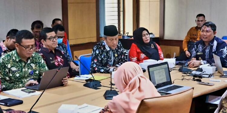 Wabup Hairan Ikuti Proses Pra Penilaian Kinerja Penurunan Stunting Se-Provinsi Jambi