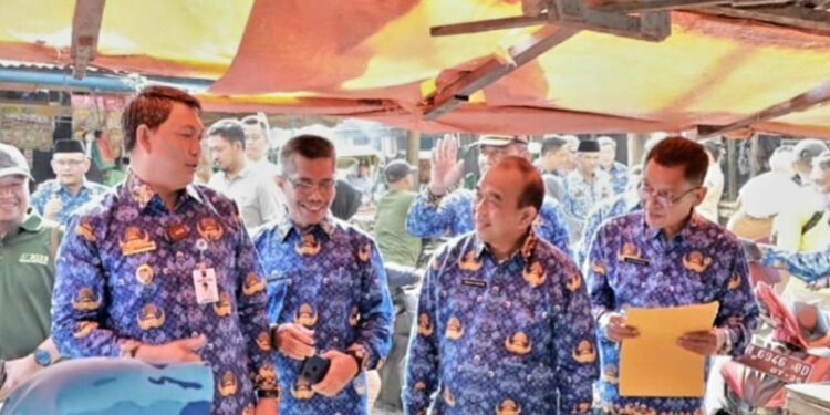 Wabup Hairan Sidak Pasar Jelang Ramadhan 1444 H / 2023 M