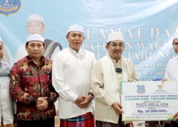 Gelar Safari Ramadhan ke Pengabuan, Bupati Didampingi Wabup