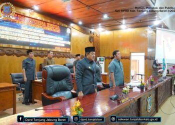 Guna Mendengarkan Pandangan Umum Fraksi-Fraksi, DPRD Tanjabbar Gelar Paripurna Kedua 