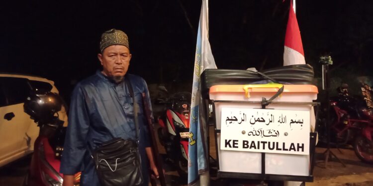 Kendarai Motor Roda 3, Syafriandi Yakin, Insyaallah Sampai Ke Baitullah, Ini Adalah Hajat Saya
