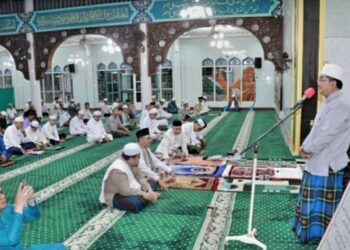 Bupati Anwar Sadat Hadiri Kunjungan Safari Ramadan MUI Provinsi Jambi di Masjid Agung