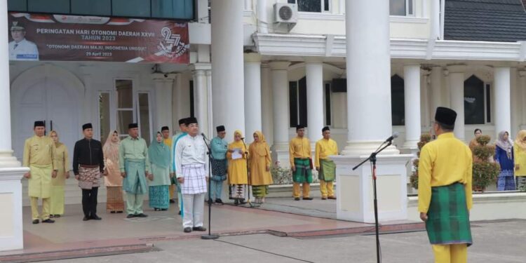 Anwar Sadat Pimpin Upacara Hardiknas dan Hari Otonomi Daerah
