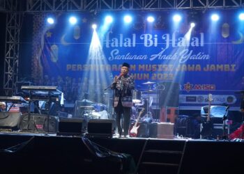 Hadiri Halal Bihalal, Abdullah Sani Ajak Seniman Tradisional Jawa Membangun Provinsi Jambi Dengan Kesenian