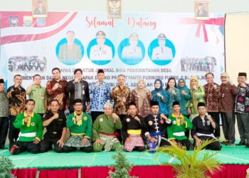 Diampingi Sekda, Dirjen Bina Pemdes Kemendagri Resmikan Purwodadi Sebagai Desa Pencak Silat