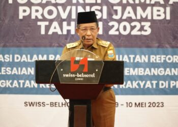 Abdullah Sani Buka Rakor Gugus Tugas Reforma Agraria Provinsi Jambi Tahun 2023