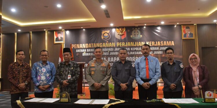 WAGUB SANI HARAP PENANDATANGANAN KERJA SAMA JADI PEDOMAN PELAKSANAAN PEMILU DI PROVINSI JAMBI