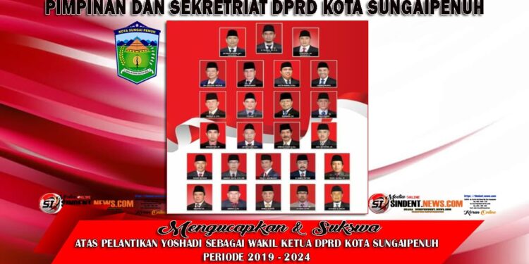 Sesuai Instruksi DPP, Unsur Pimpinan DPRD Kota Sungai Penuh Bakal Ada Perombakan