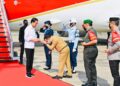 Tiba di Jambi, Presiden Joko Widodo Tinjau Pasar Talang Banjar dan Pasar Handil