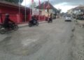 Kian Memprihatinkan, Kondisi Jalan H. Bakri Dusun Baru Makin Parah dan Lubang Makin Dalam