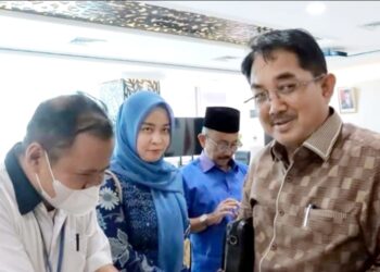 Anwar Sadat Bersama Ketua DPRD Tanjabbar Sambangi Dirjen Bina Adwil Kemendagri