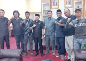 Pimpinan DPRD Tanjabbar Terima Perwakilan Aksi Damai Tolak Perda Tapal Batas 