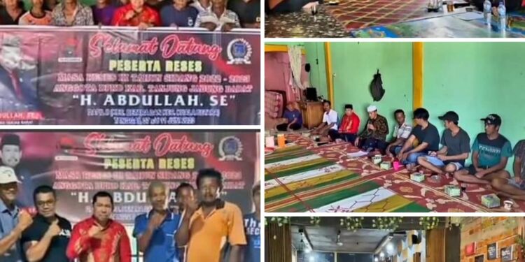 Sukses Gelar Reses, Ketua DPRD Ucapkan Terimakasih Kepala Masyarakat Betara dan Kuala Betara