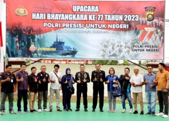 Peringati Hari Bhayangkara Kapolres Ajak Awak Media Antisipasi Perang Medsos