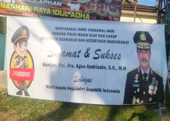 Ucapkan Selamat, Masyarakat Jambi apresiasi Pengangkatan Komjen Agus sebagai Wakapolri