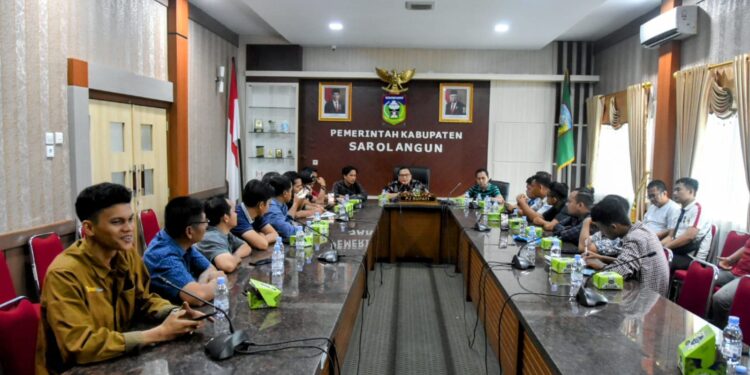 Rayakan HUT IWO Ke-11, PD IWO Sarolangun Audiensi Dengan PJ Bupati Bachril Bakri