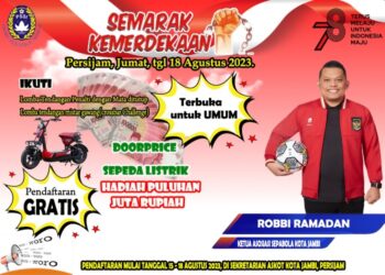 Meriahkan HUT RI ke 78, Askot Jambi Adakan Lomba dengan Hadiah Puluhan Juta