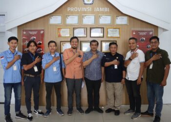 Audiensi dengan KPU Provinsi Jambi, PW IWO Jambi tawarkan Program Kerja